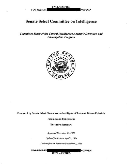 Senate Intelligence Committee report on CIA torture